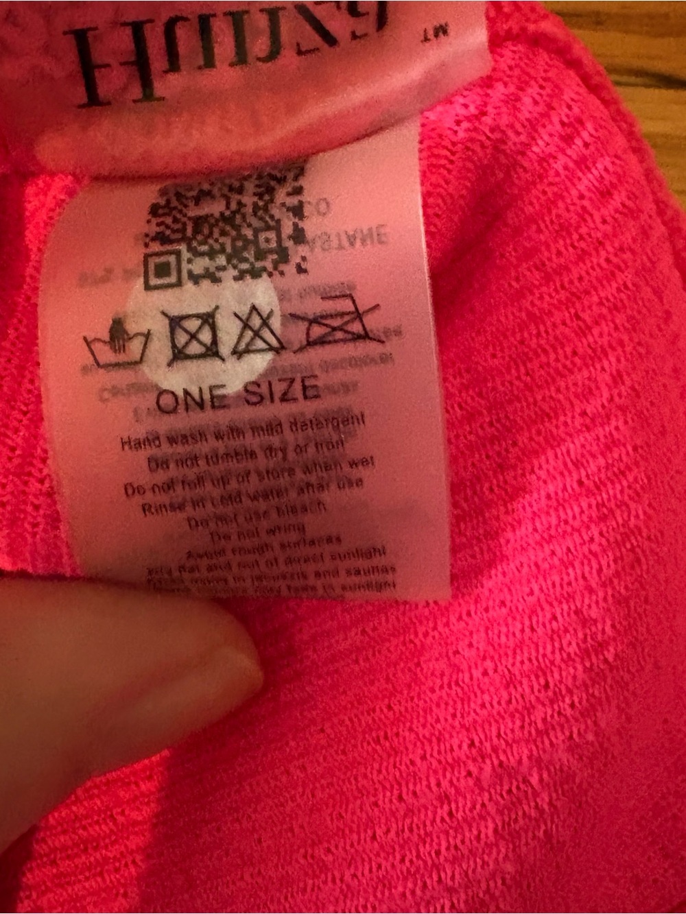 Hunza G Juno twist bikini neon pink - Picture 10 of 11
